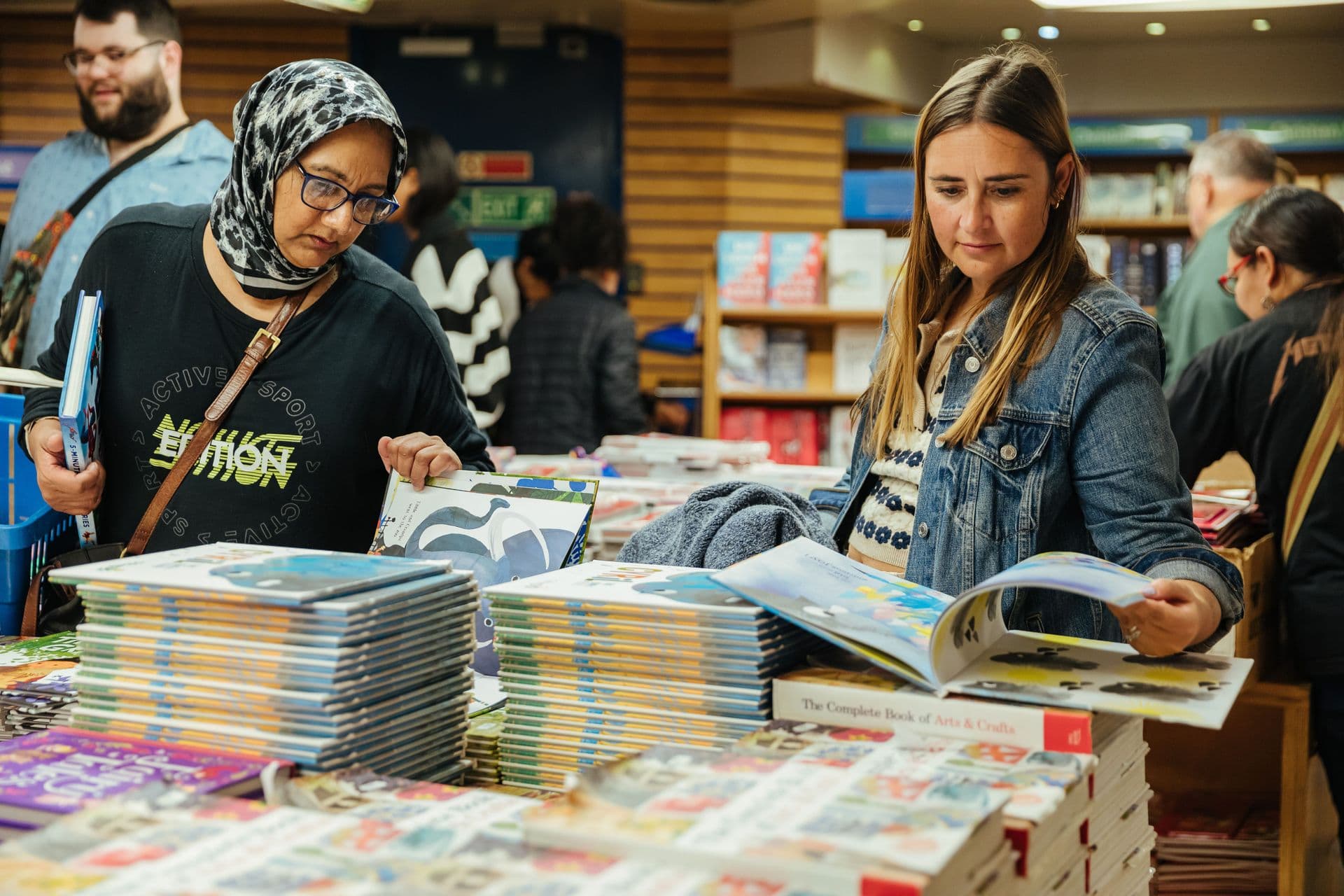 Cape Town, South Africa :: Local visitors enjoy the worlds largest floating bookfair.